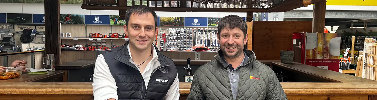 Martin Listberger und Martin Wohlschlager - Verkäuferwechsel