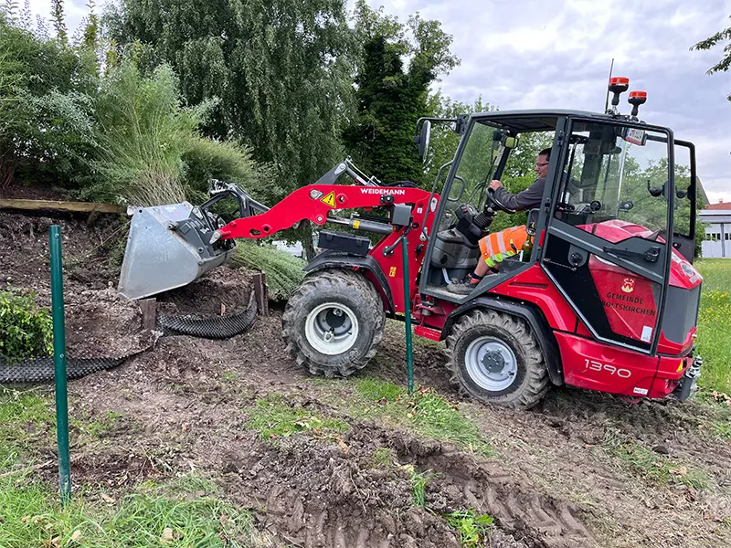 weidemann 1390, bauhofarbeiten