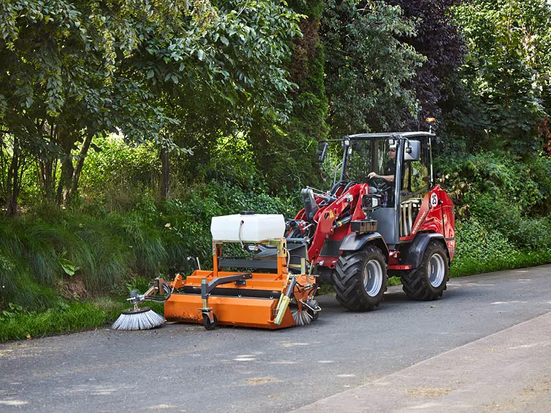 weidemann 1390, kehrmaschine