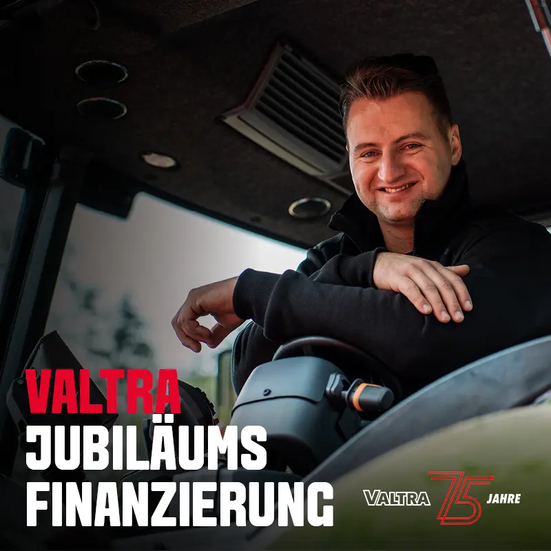 Valtra 75 Jahre Jubiläumsfinanzierung mit Florian Andreas