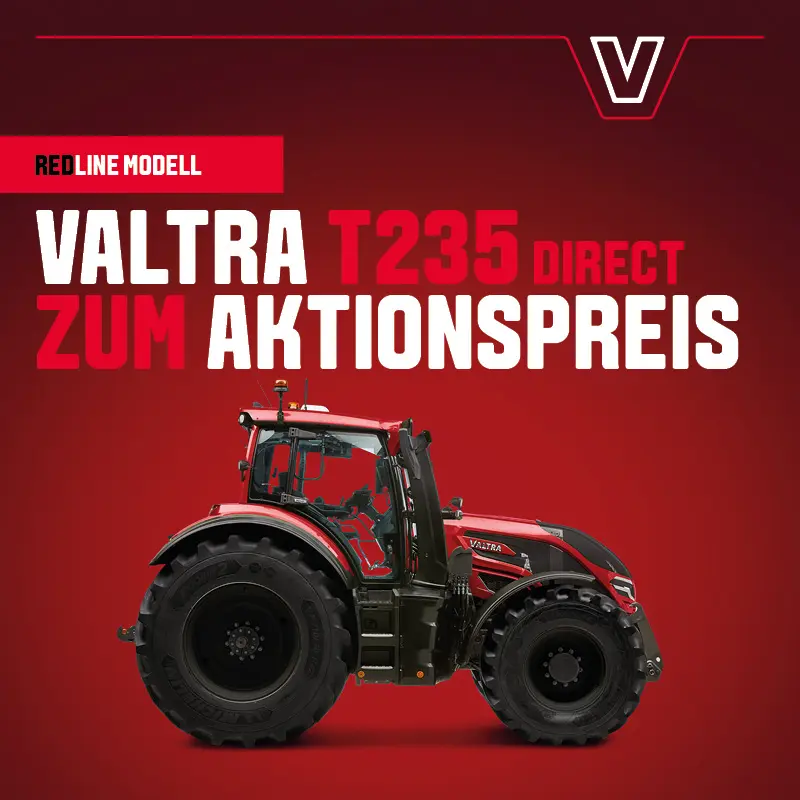 Valtra Red Line Modell T235 zum Aktionspreis