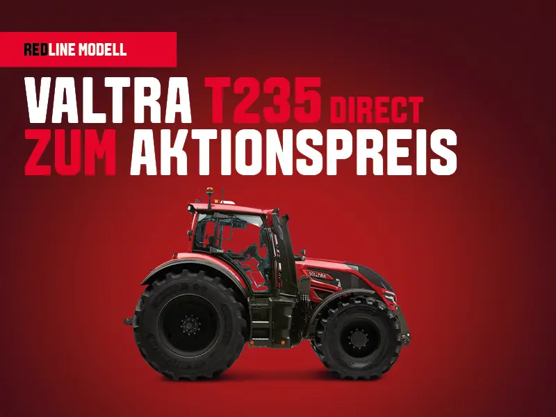 Valtra Red Line Modell T235 zum Aktionspreis