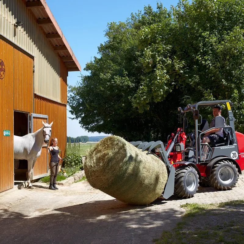 Weidemann 1160 v prevádzke