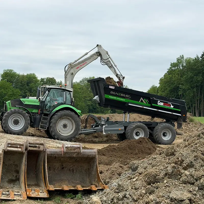 Die Benzberg Mulde TX24 im Einsatz