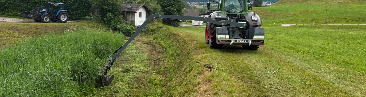 Der GreenTec Spider 820 im Einsatz