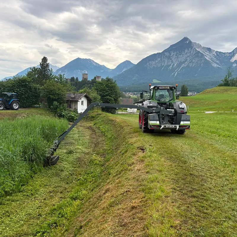 Der GreenTec Spider 820 im Einsatz