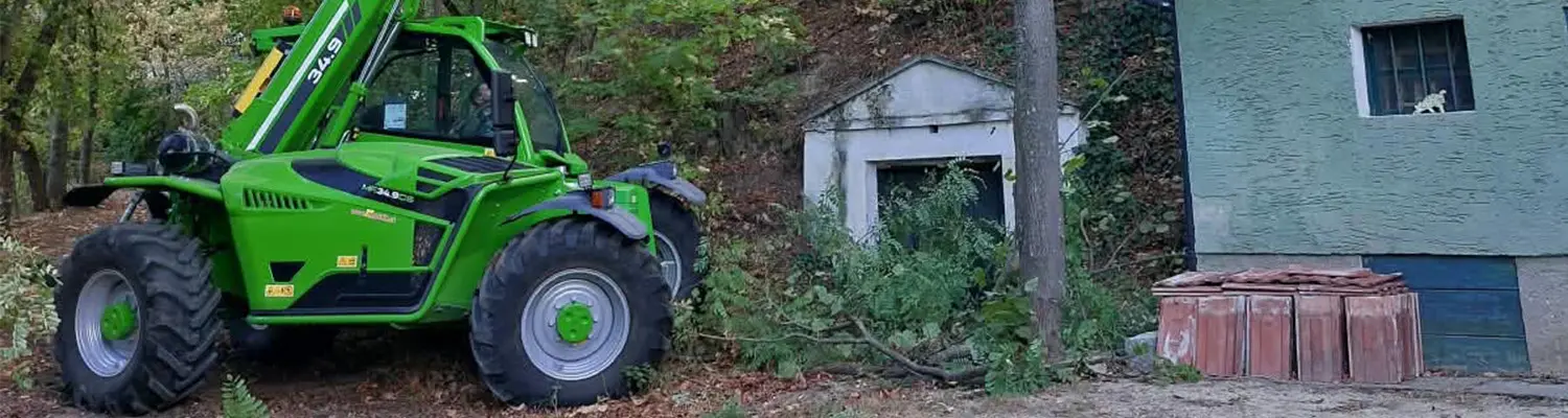 Der Merlo Multifarmer 34.9. CS-140 im Einsatz