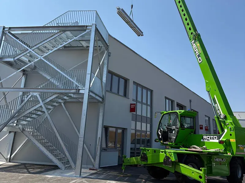 Der Merlo R 50.21. im Einsatz