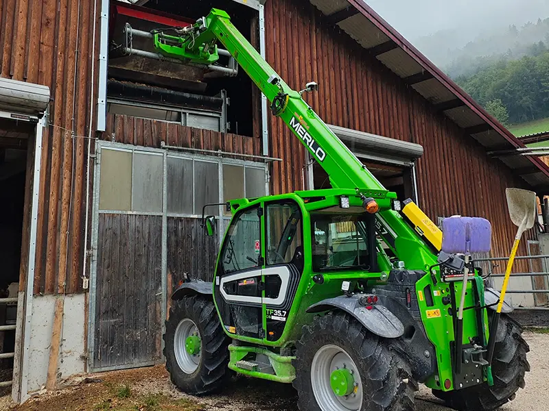 Der Merlo TF 35.7. im Einsatz