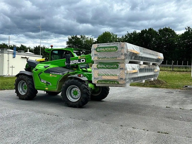 Der Merlo TF 38.10. TT-136 im Einsatz