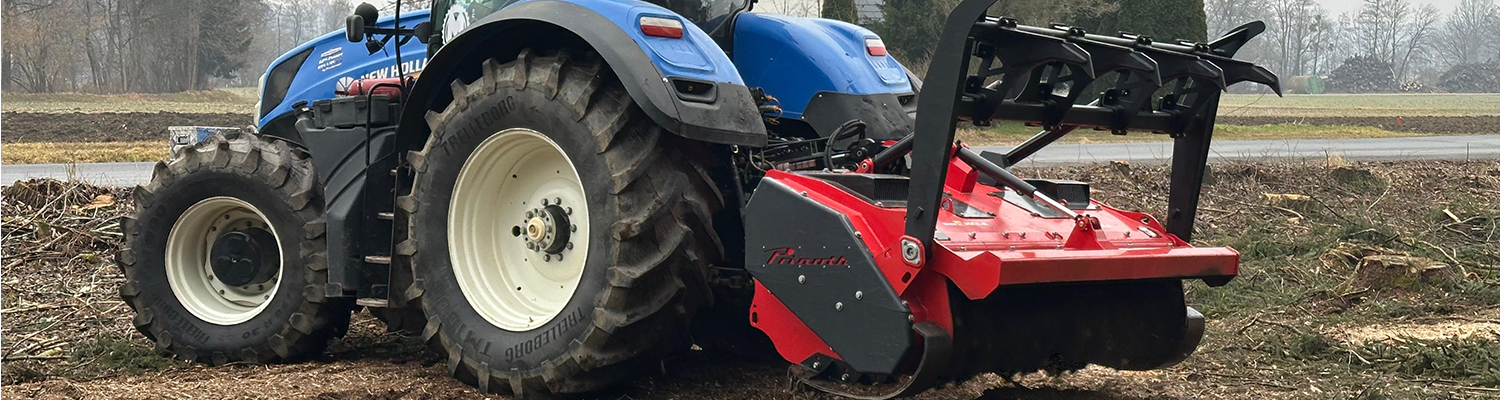 Prinoth M650 Turbo marás közben