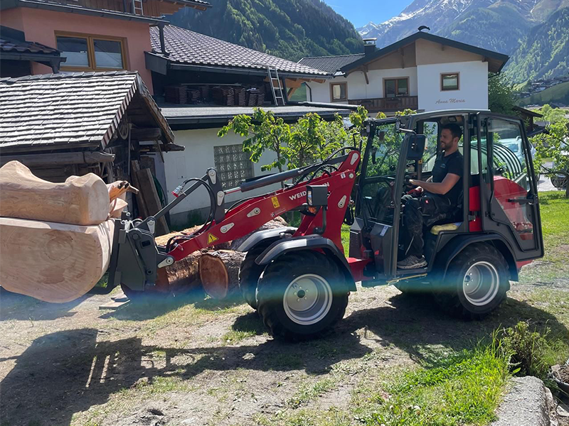 Der Weidemann 1260 LP im Einsatz