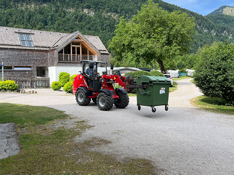 Weidemann 1390 im Einsatz.
