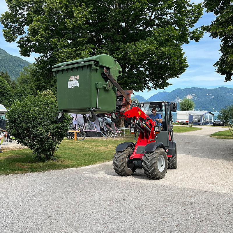 Weidemann 1390 im Einsatz.