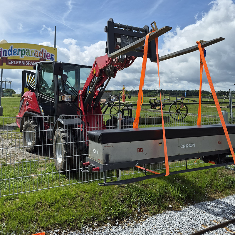 Der Weidemann 2060 im Einsatz.