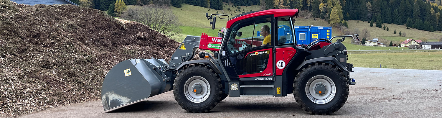 Der Weidemann T7042 im Einsatz