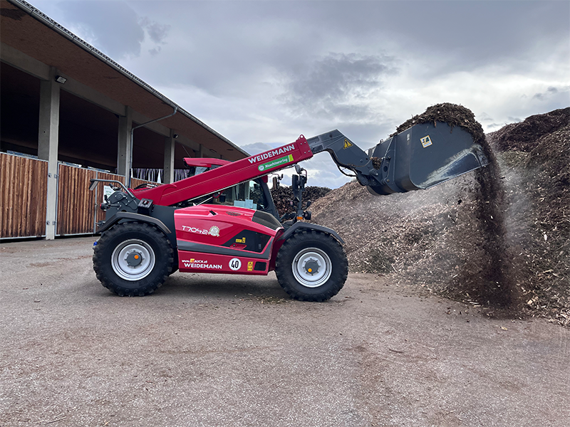 Der Weidemann T7042 im Einsatz