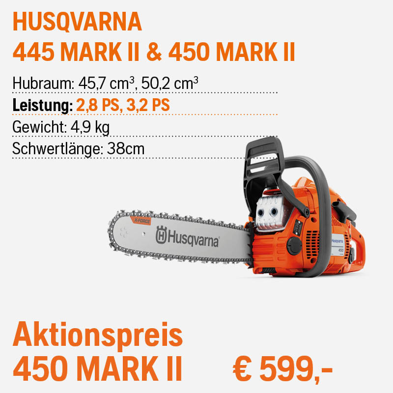 HUSQ Motorsäge 445 Mark II