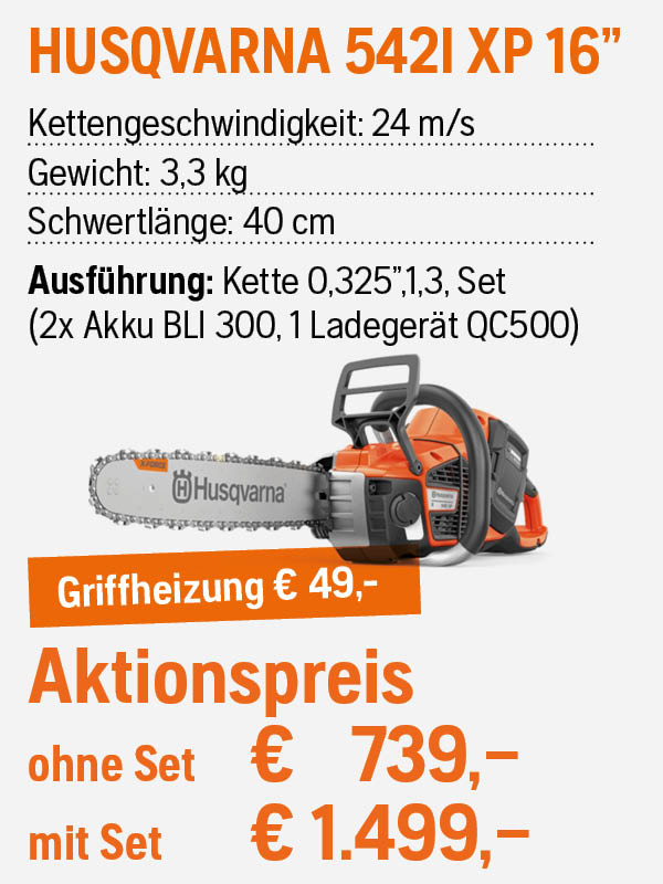 HUSQ Motorsäge 542I XP