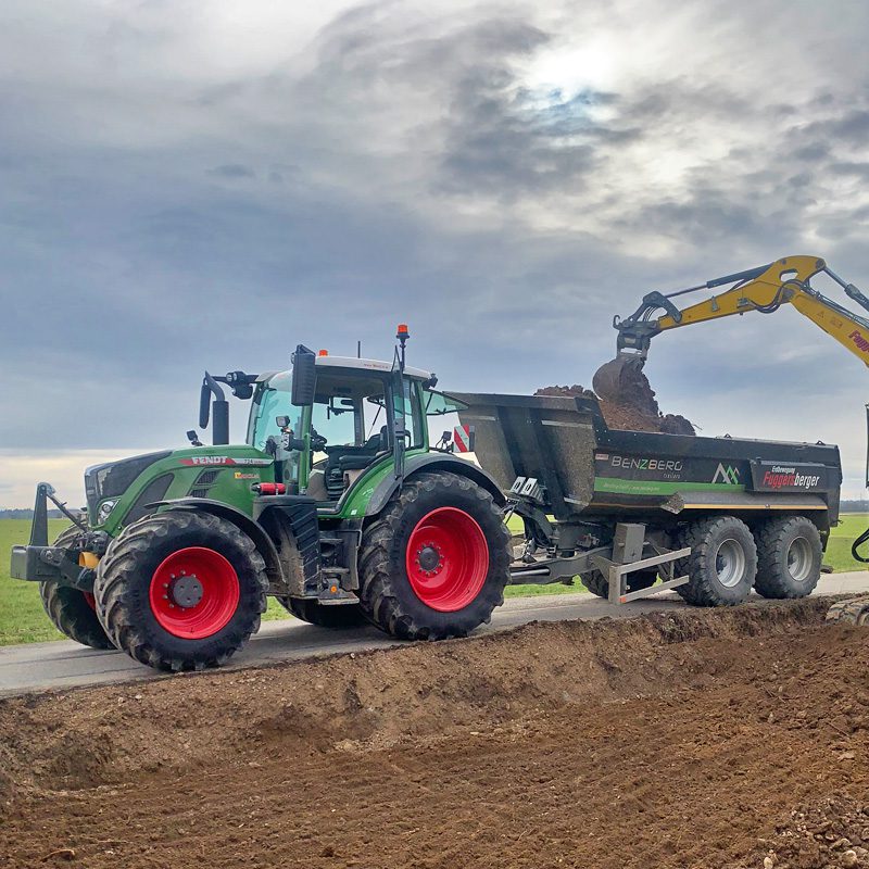 Fendt 724 + 314 - Benzberg Mulde - WM 1880 - Fuggersberger